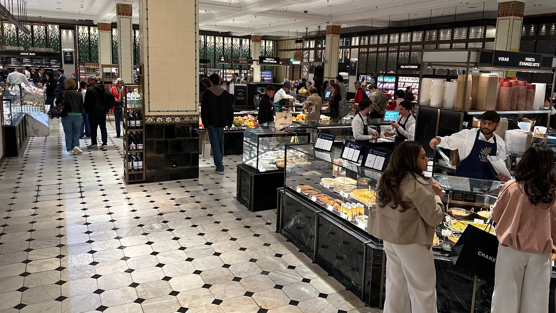 Food Hall at Harrods