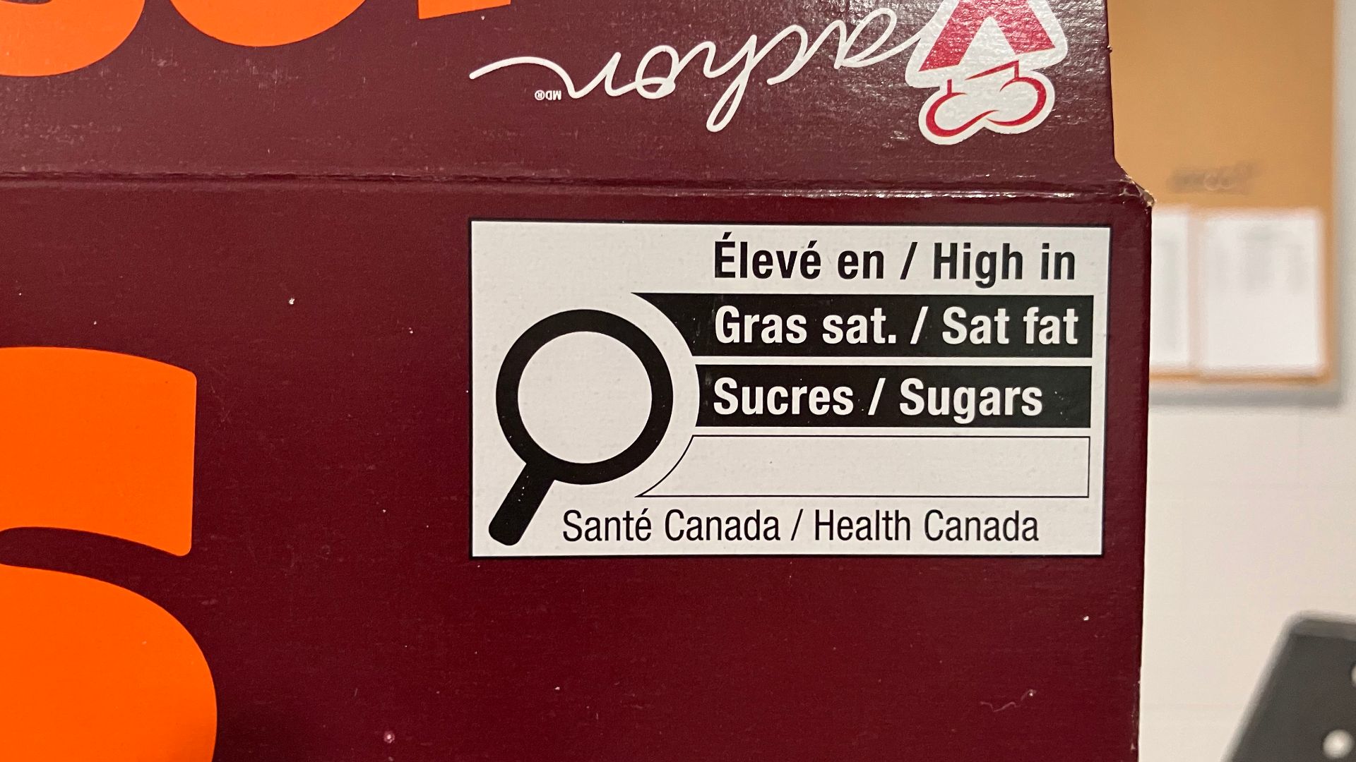 Health Canada Food Warning Labels