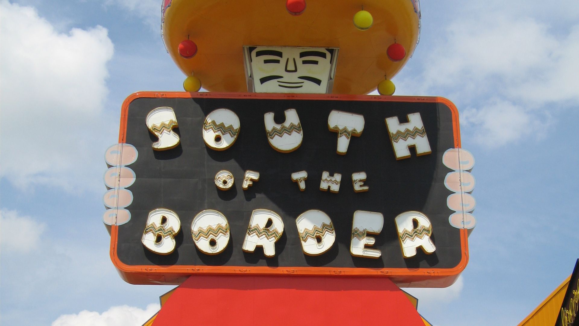 South of the Border on Interstate 95 and US 301-501 near Dillon, South Carolina.  Photograph taken in July 2008.