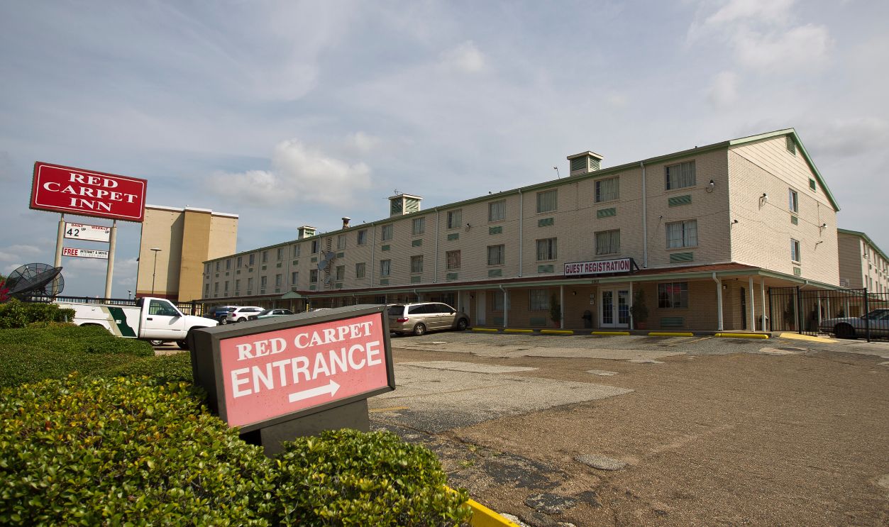 The Red Carpet Inn, which was recently sued by the Harris County Attorney's Office. Photo taken, Friday, July 12, 2013, in Houston. 