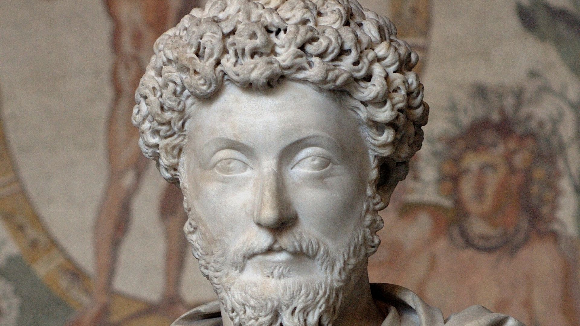 Bust of Marcus Aurelius (reign 161–180 CE).