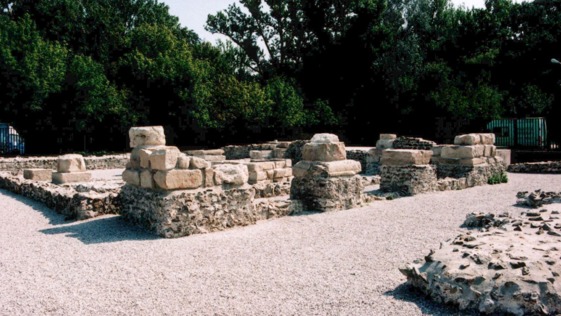 Gerulata (Bratislava - Rusovce / Oroszvár / Karlburg). Ruins of Roman military camp.