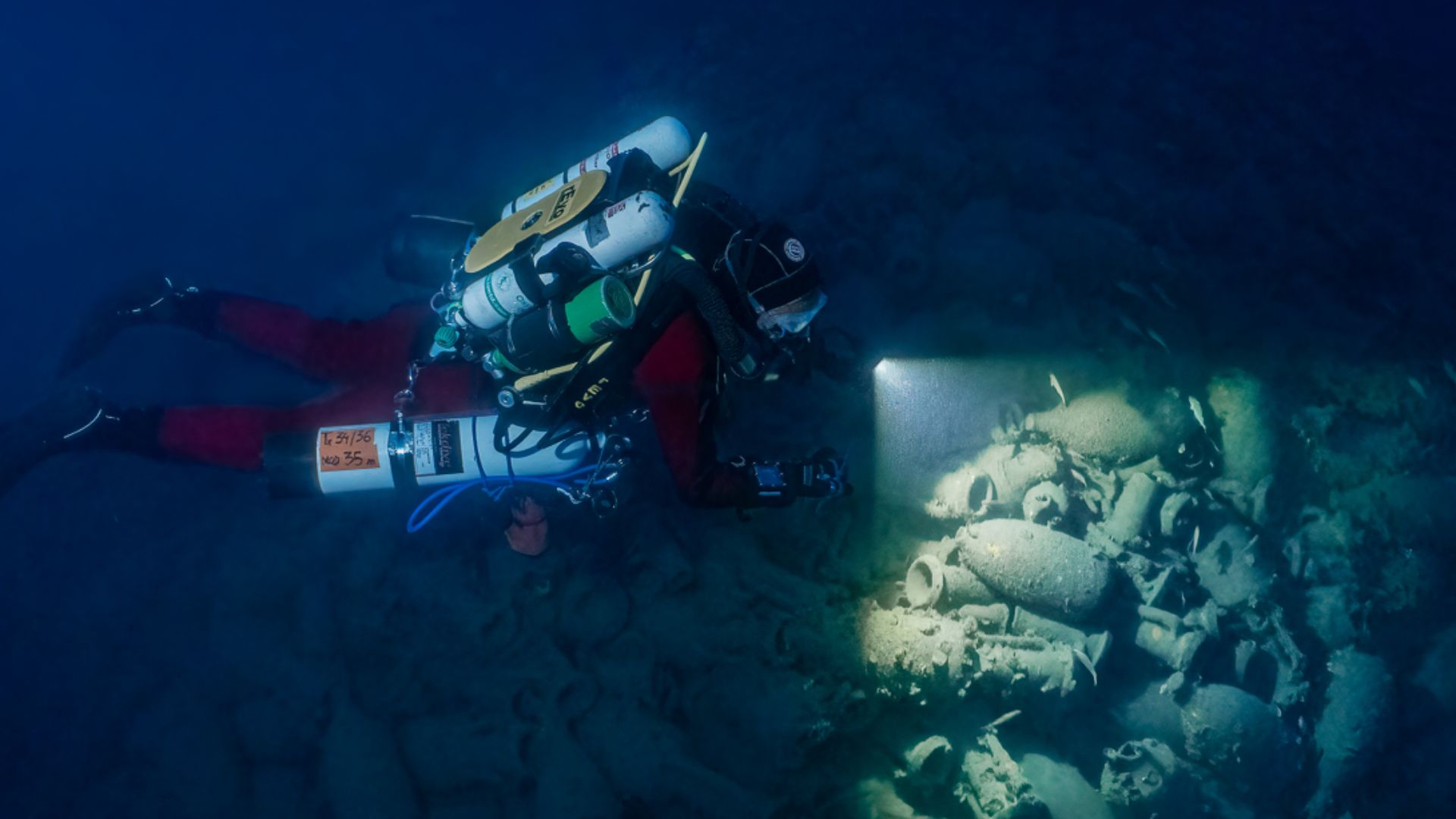 Underwater archeology