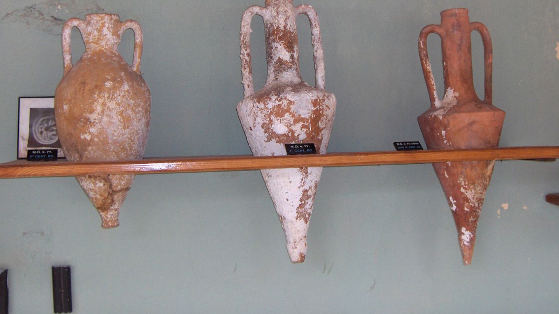 amphoras from the island of Chios, St. Peter's castle; Bodrum, Turkey