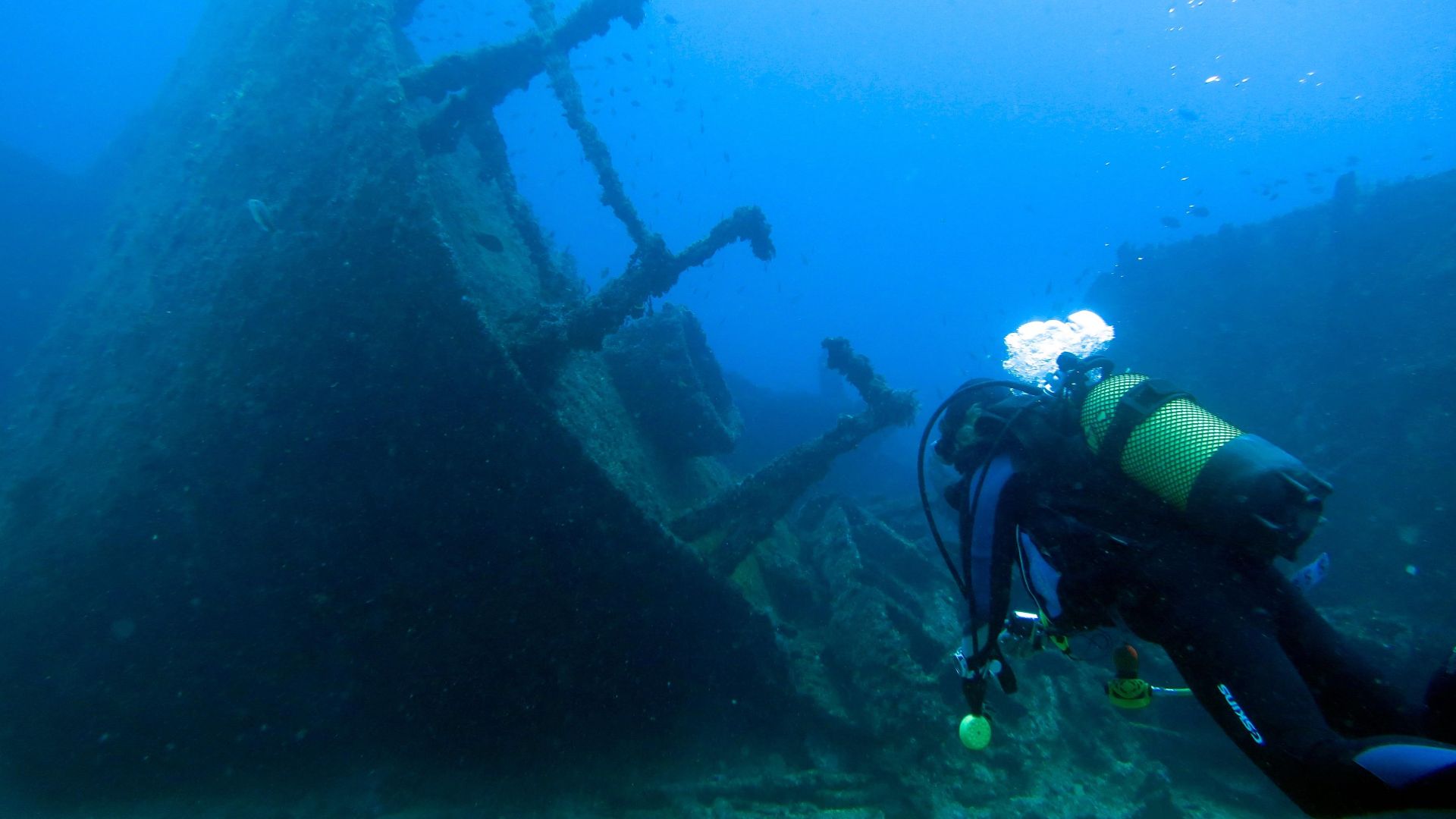 Wreck of a small cargo ship, Sao Vicente, Cape Verde archipelago A shipwreck is usually what remains of a ship, at sea (drifting wreck), on the shore or on the seabed. Goods and aircraft can also be considered wrecks. Shipwrecks are sources of pollution (