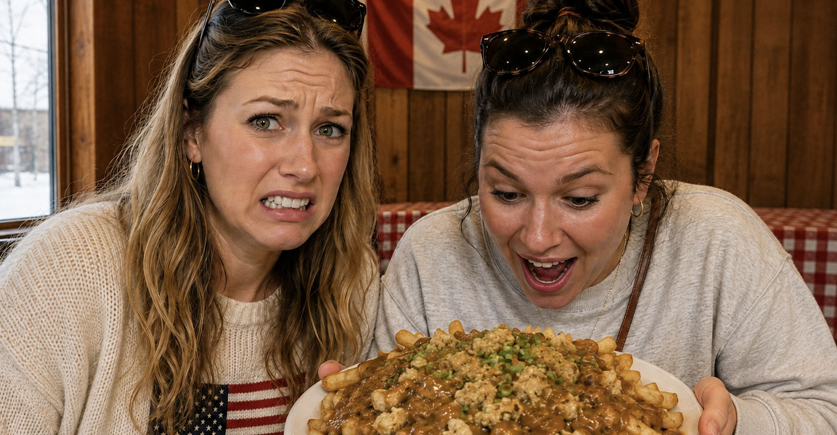 Two women in a restaurant