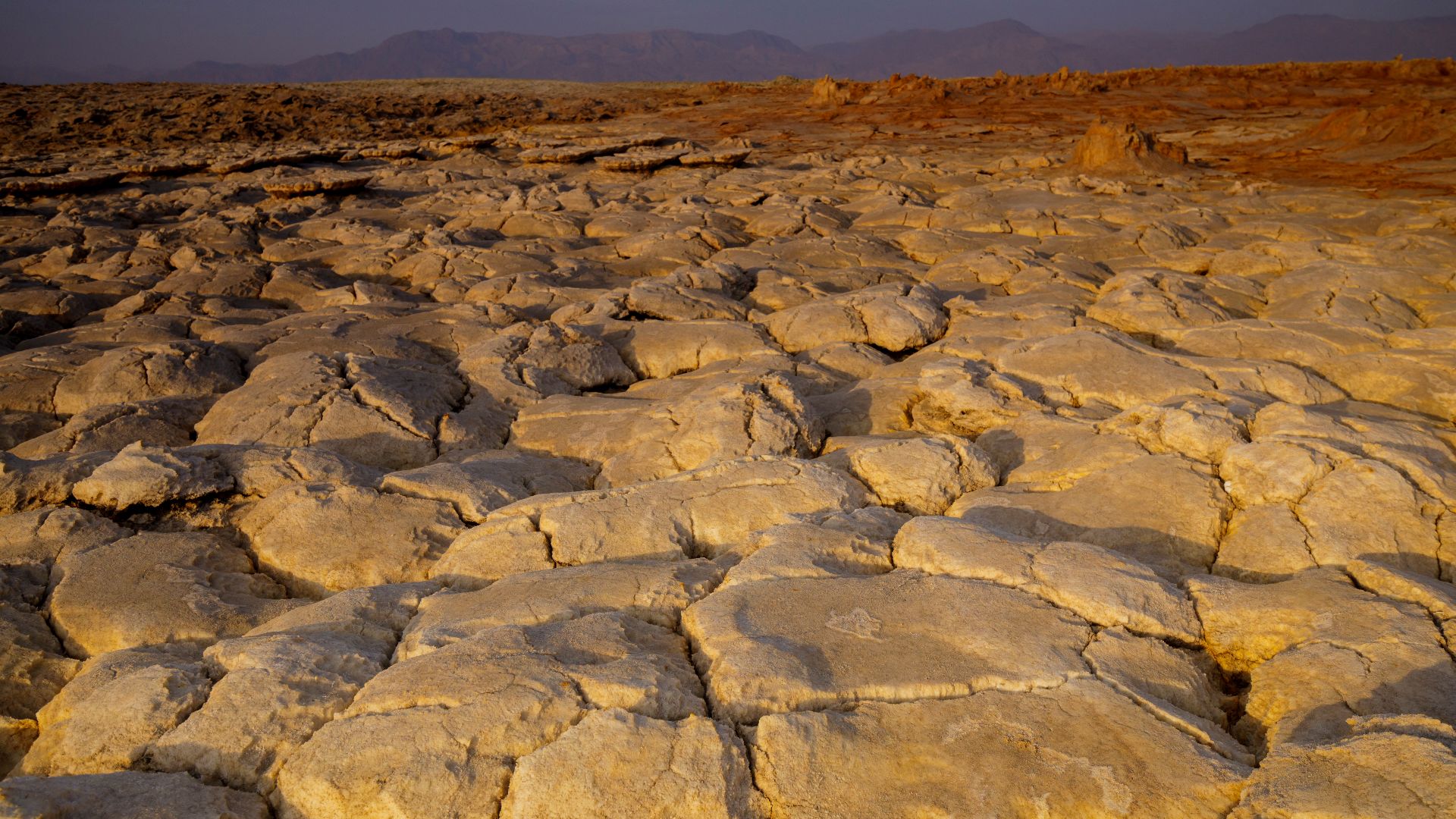 Ethiopia - dry landscape in the Danakil Depression - taken during an overlanding trip to Ethiopia in 2019 - taken by Thomas Fuhrmann, SnowmanStudios - see more pictures on www.snowmanstudios.de