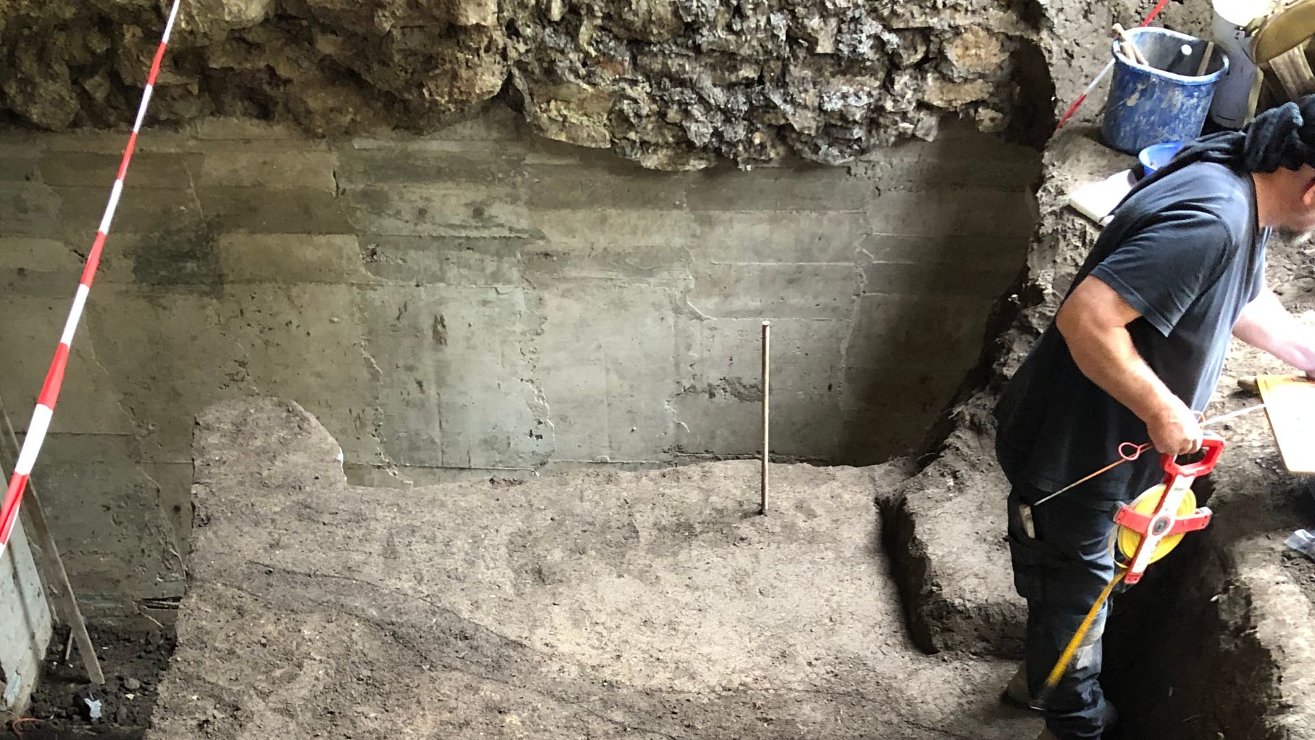 Archeological excavations in Geleitstrasse 4, Weimar, Thuringia