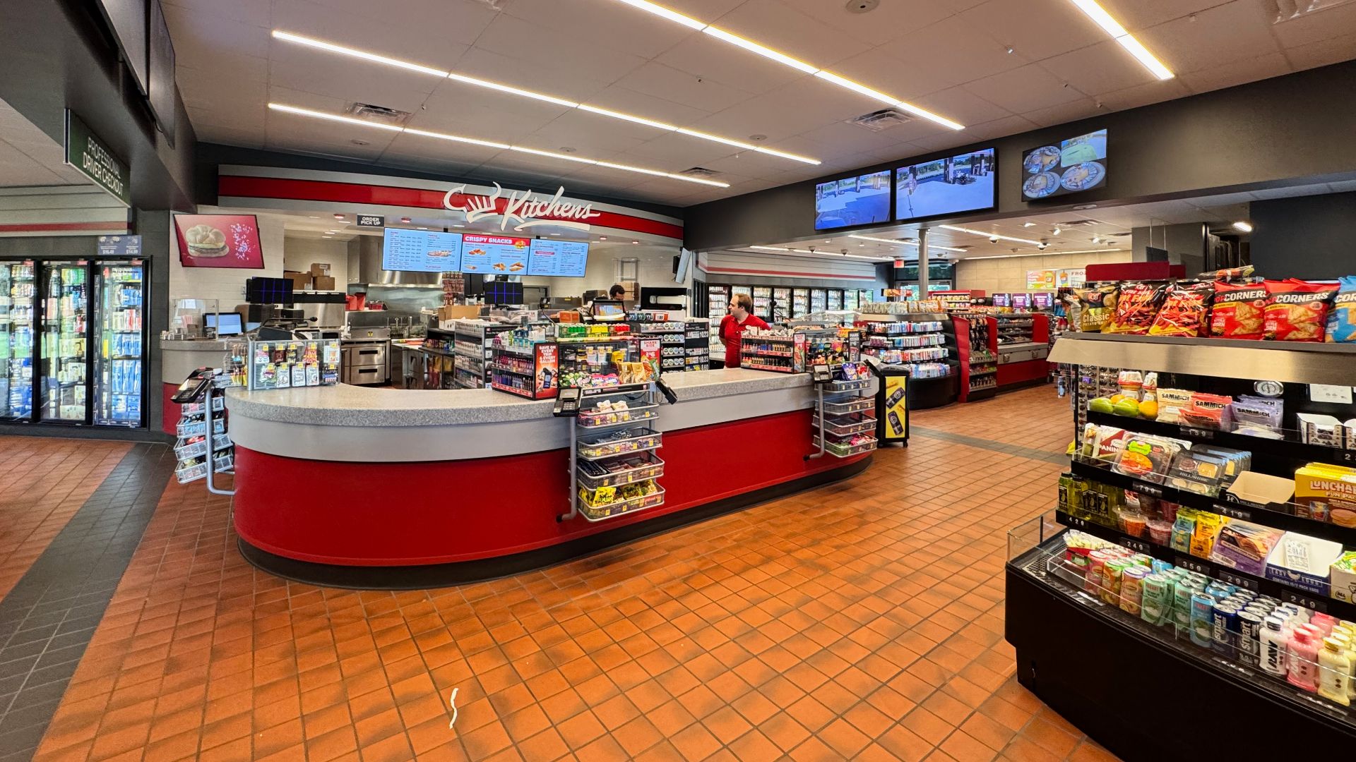 Interior of a QuikTrip convenience store and gas station in Watkinsville, Georgia