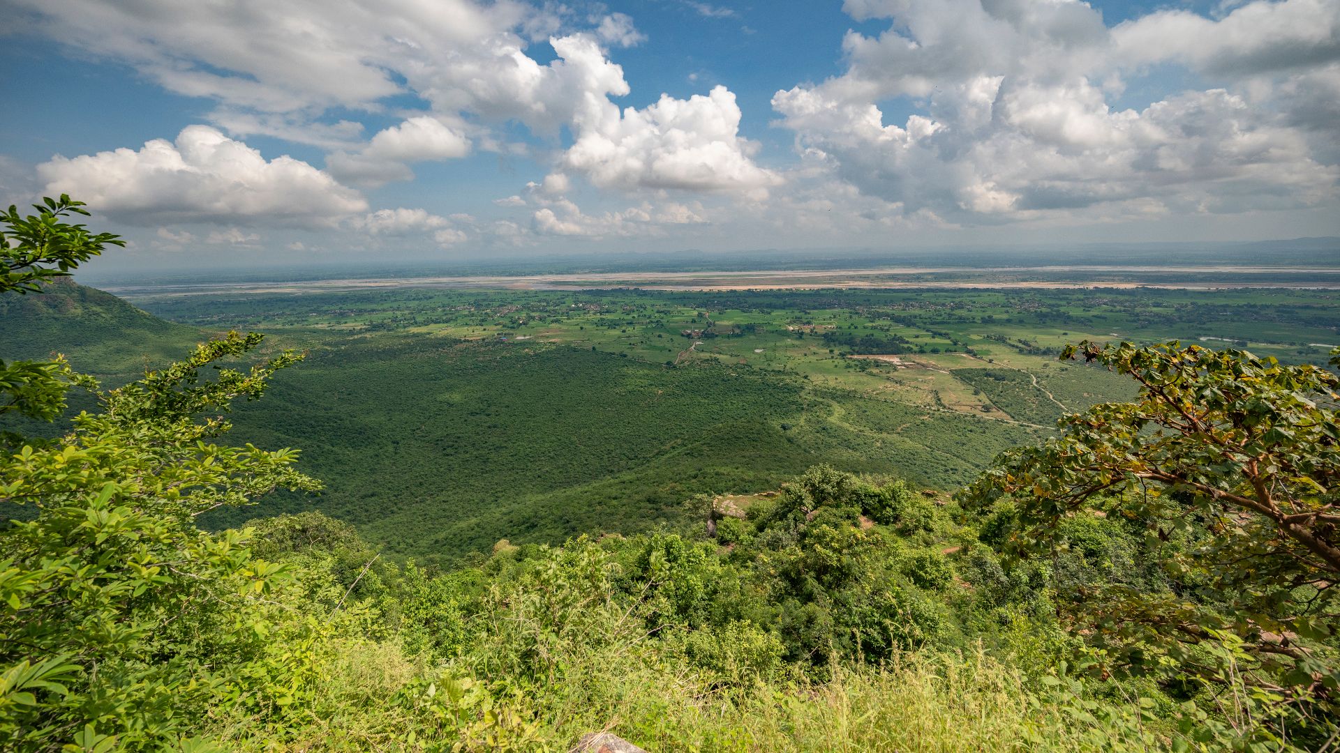 Son River Valley as seen from Rohtasgarh Fort