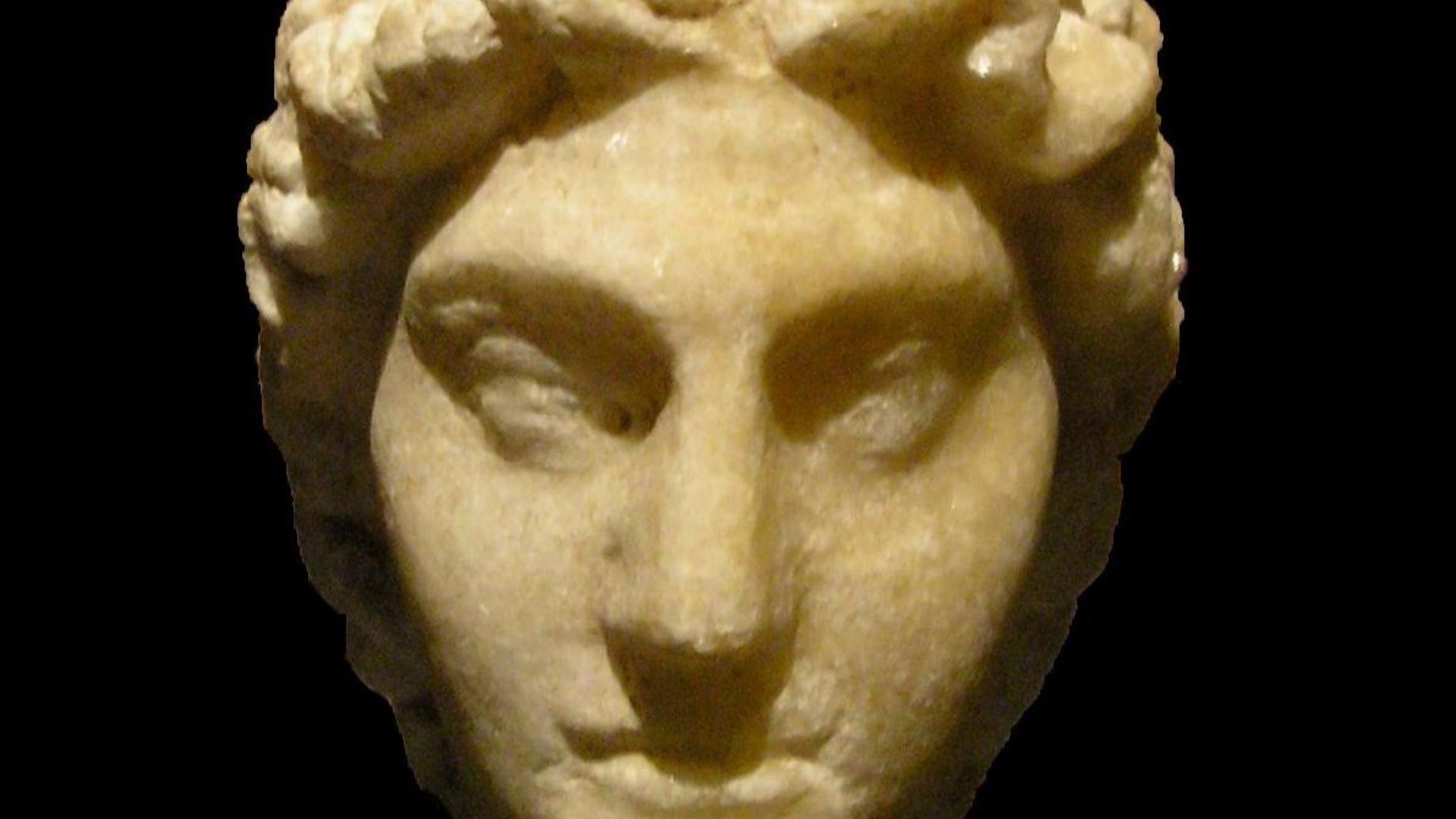 Geniuskopf. Der Am Hof gefundene Marmorkopf einer Geniusstatuette ist das bemerkenswerteste Fundstück der Grabung. Er symbolisiert die Religion im Alltag der Legionssoldaten. Geniusweihungen waren in Nischen im Kultraum eines Kasernenblocks aufgestellt. D