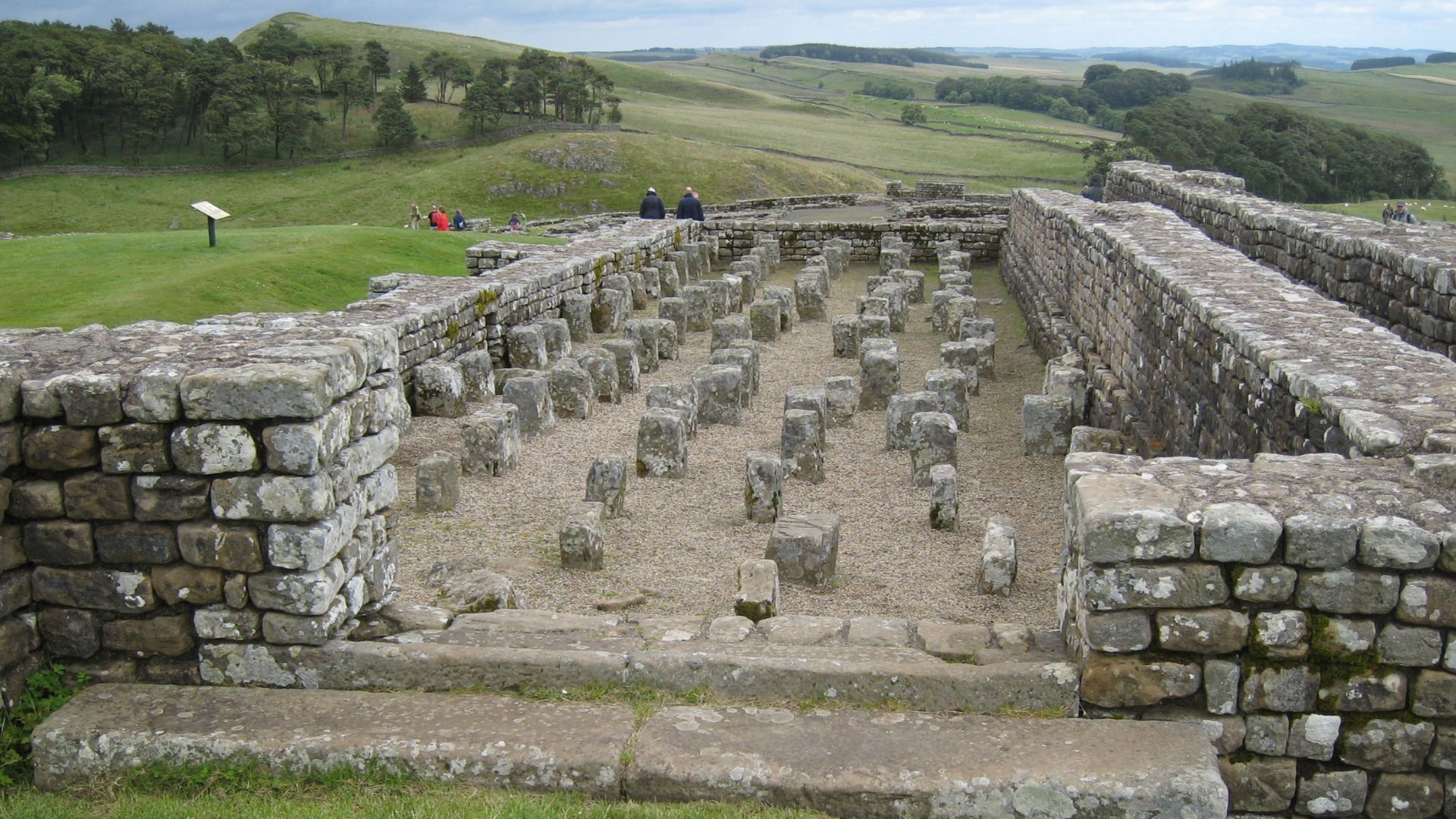 An example of a granary at Housesteads Fort.