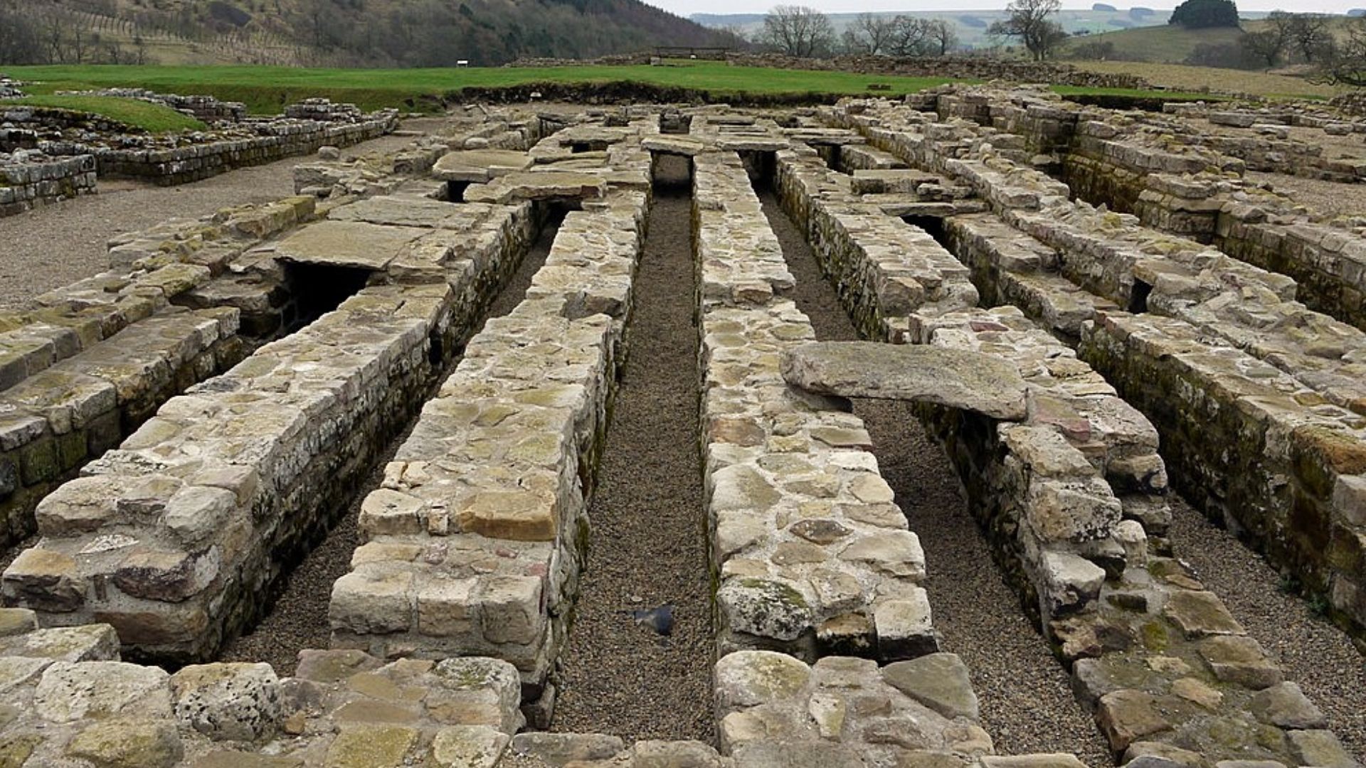 Remains of Granary, Vindolanda Roman Fort