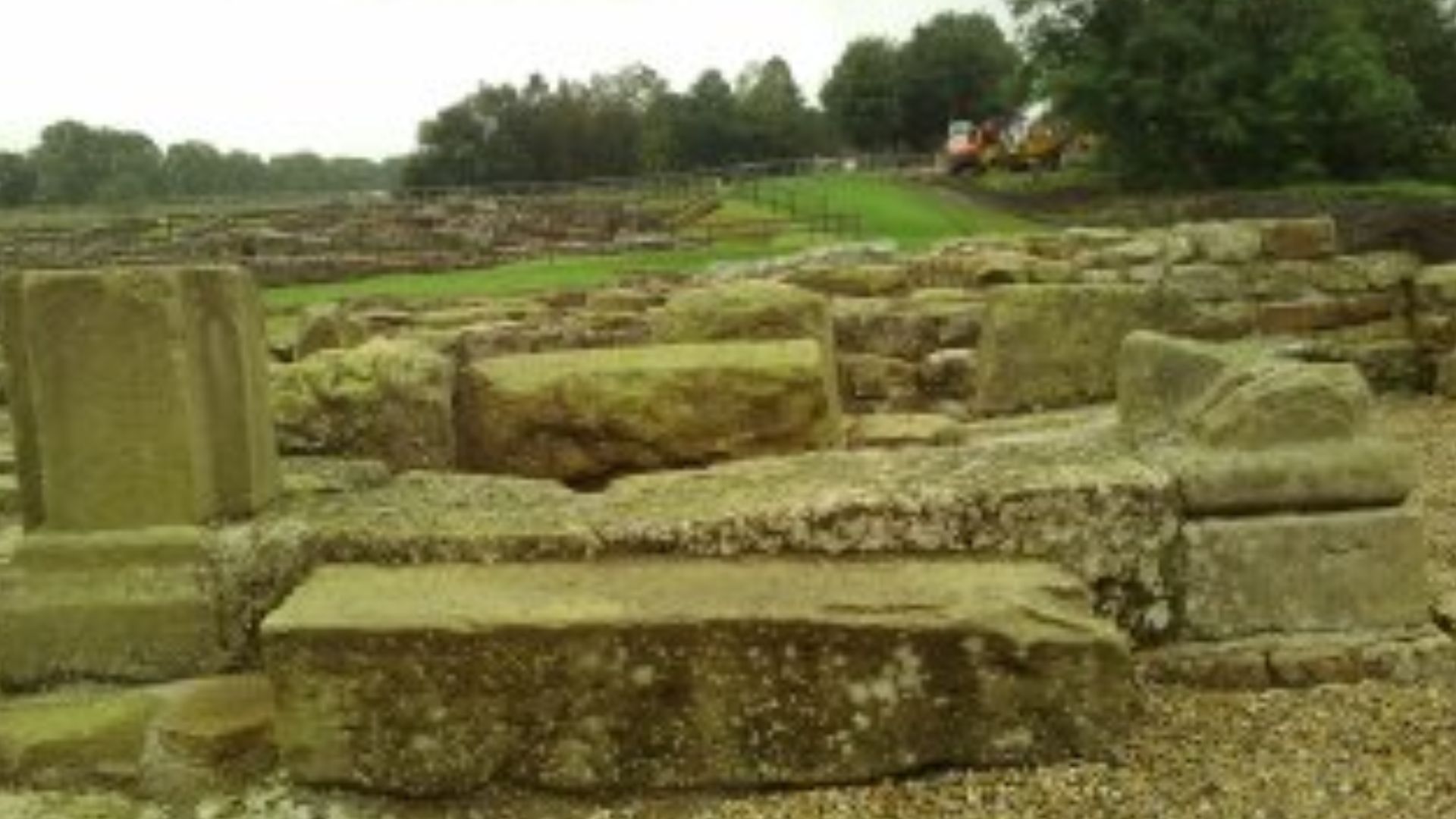 Vindolanda (Chesterholm) Roman forts, civil settlement and cemeteries, adjacent length of the Stanegate Roman road and two miles
.mw-parser-output .messagebox{margin:4px 0;width:auto;border-collapse:collapse;border:2px solid var(--border-color-progressive