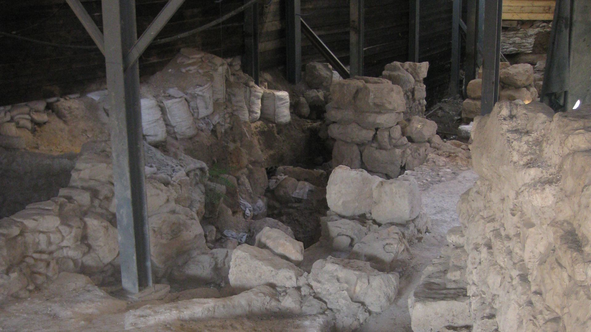Remains of King David's Palace
שרידי ארמון המלך דוד