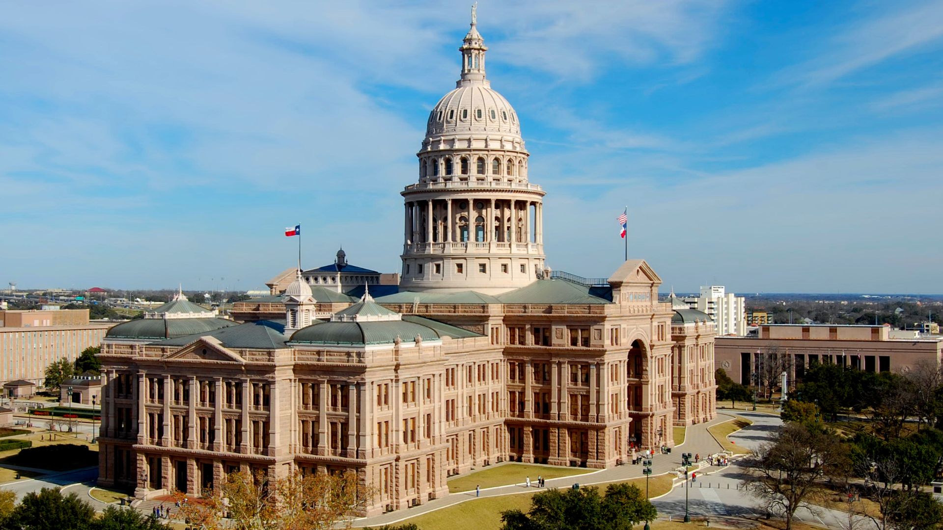 Texas State Capitol in Austin, Texas. Designed by the architect Elijah E. Myers. Built in 1882-1888.