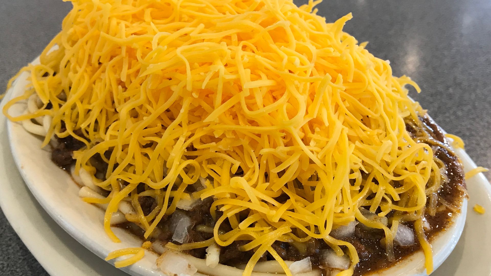 4-way Cincinnati chili from Camp Washington Chili in Cincinnati OH USA