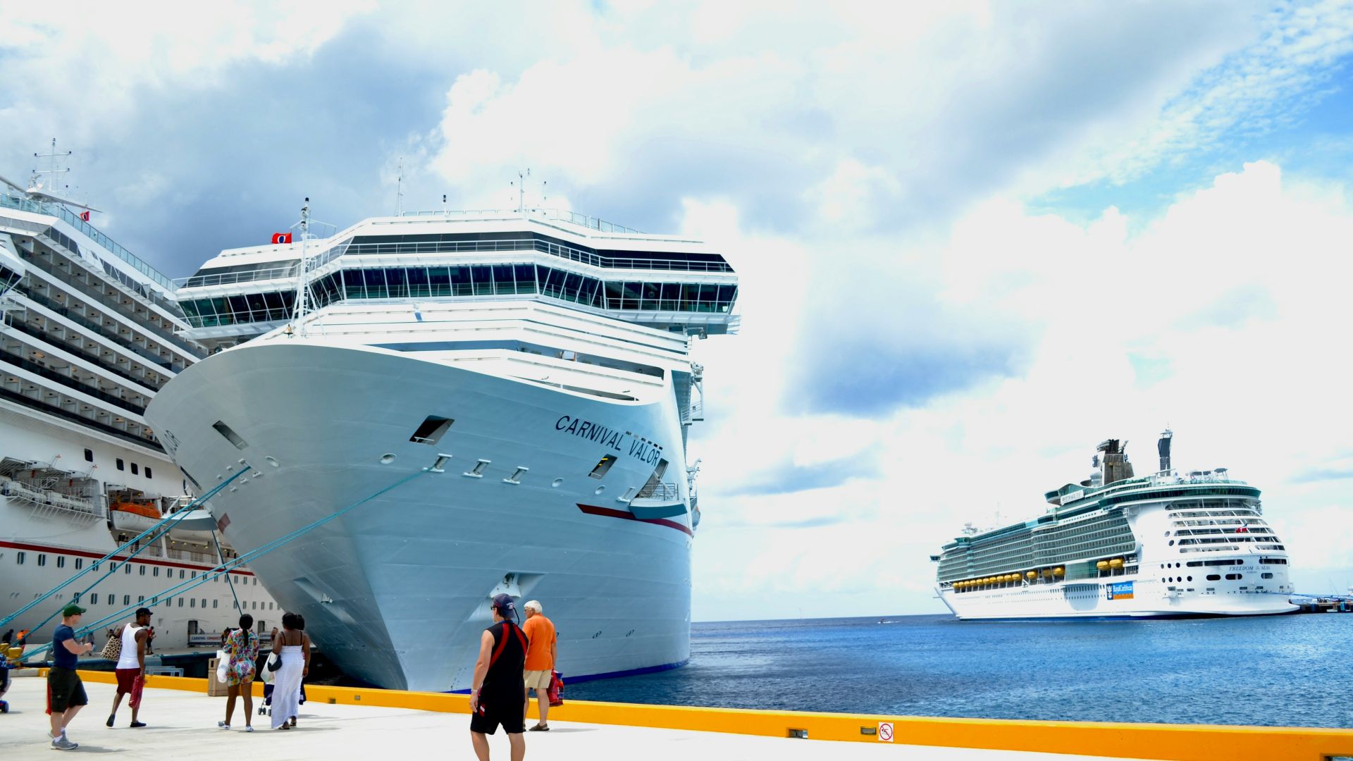 white cruise ship on sea during daytime
