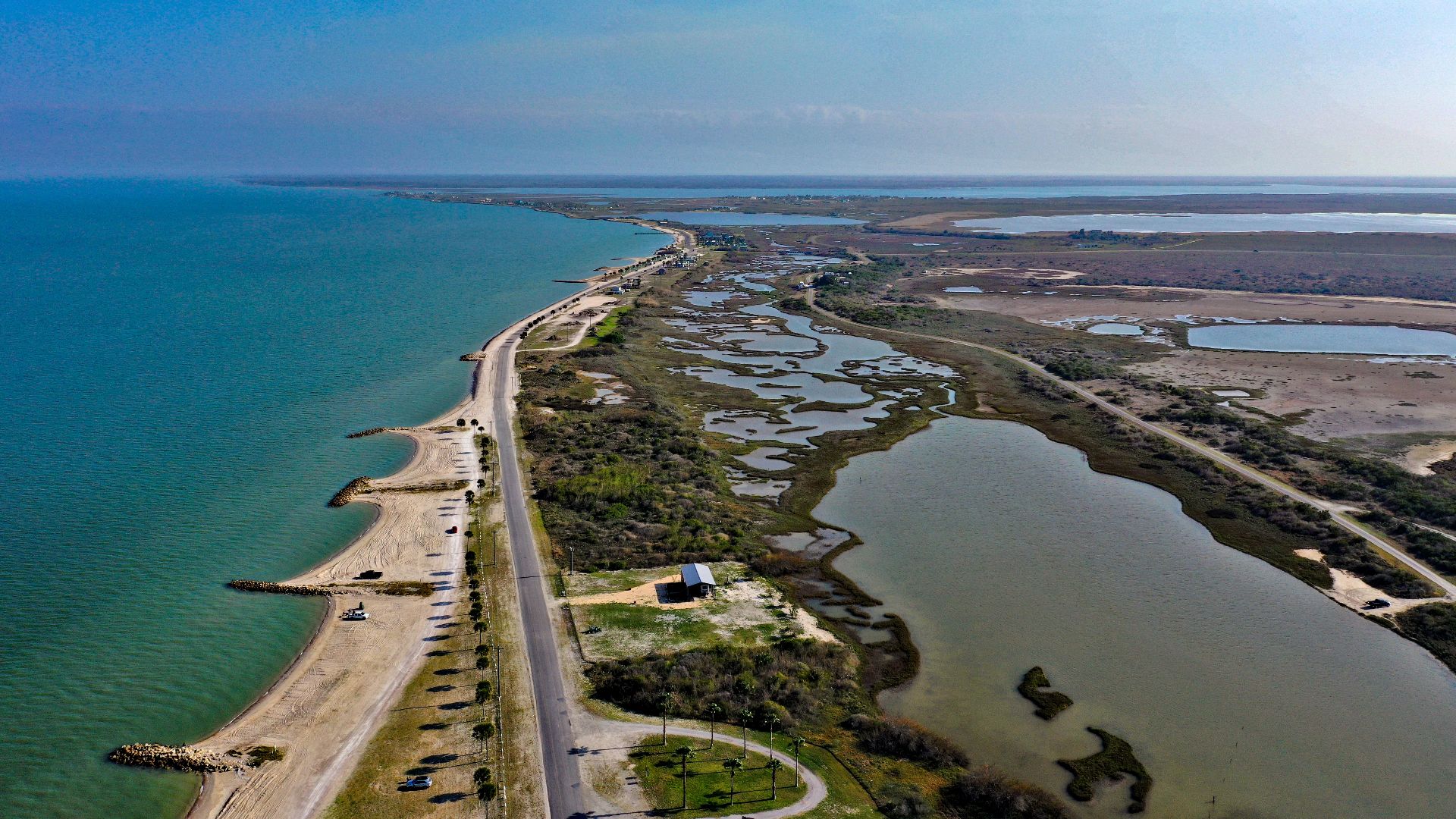 Ocean Drive to Indianola, Texas