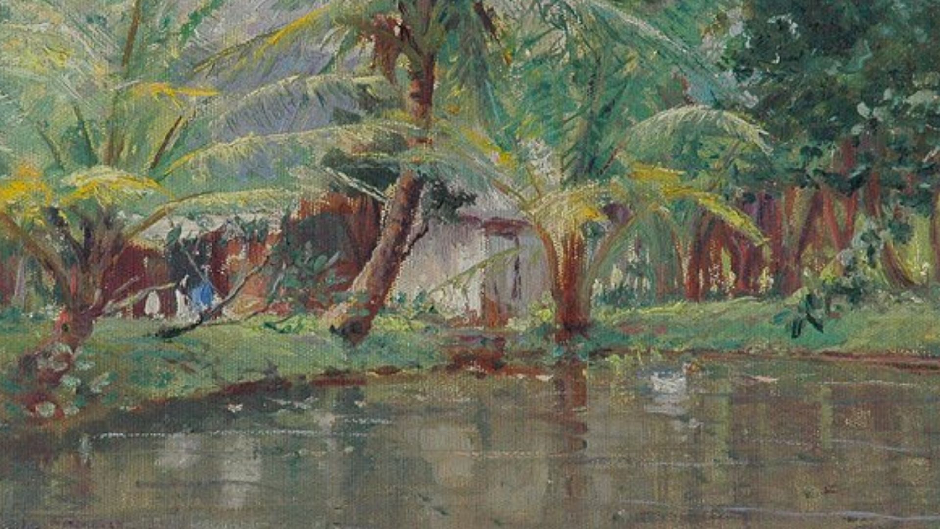 File:'The Pond, Kaneohe', oil painting by D. Howard Hitchcock, 1916, Cedar Street Galleries.jpg