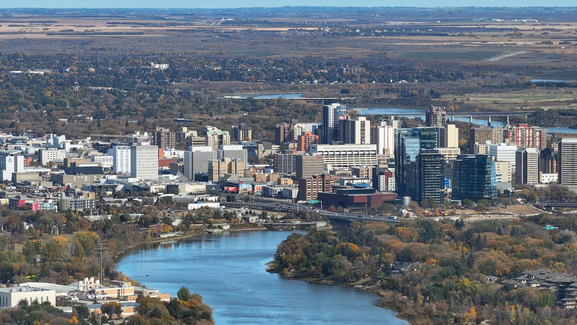 Skyline of Saskatoon, Saskatchewan