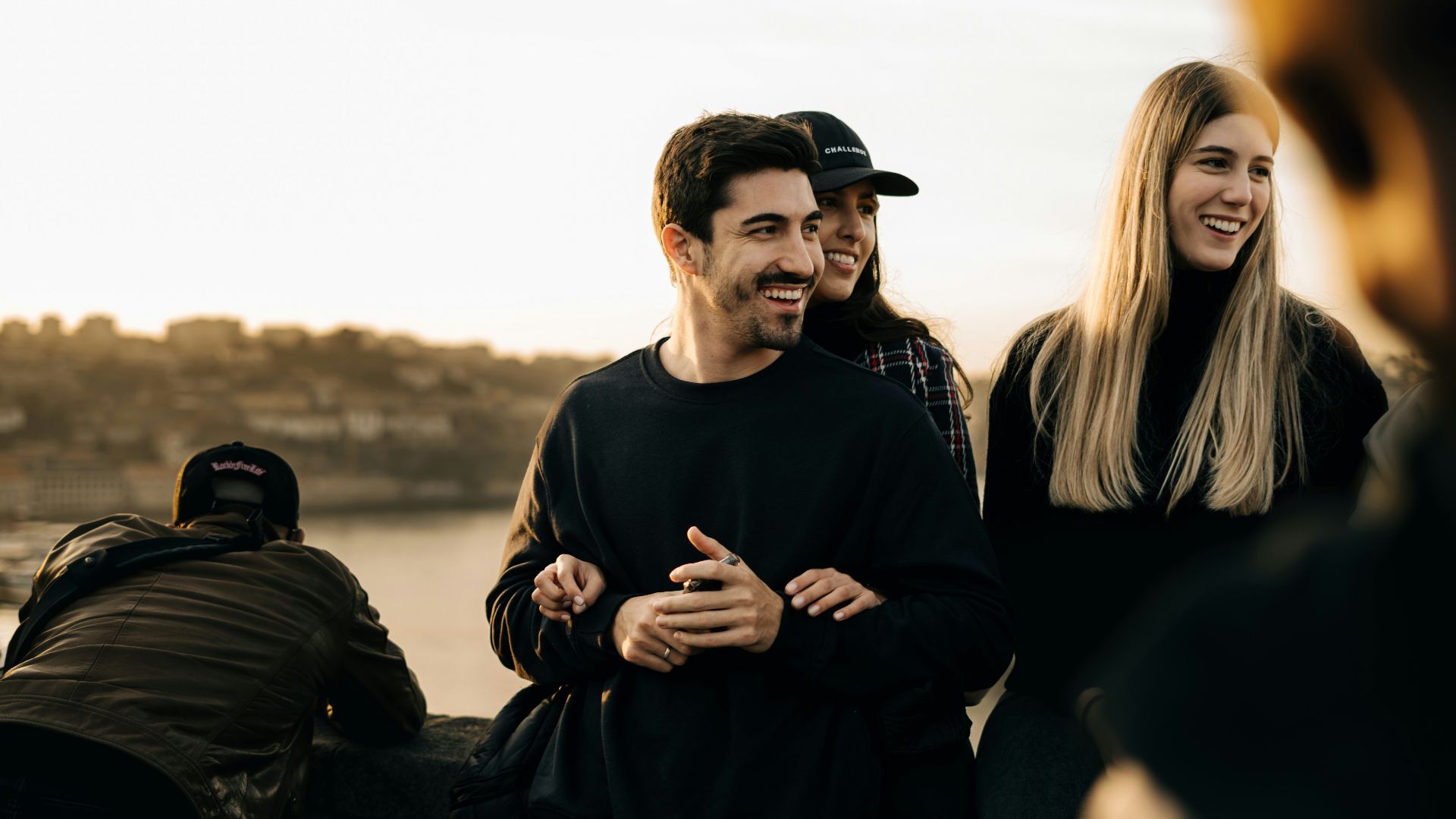 A group of people standing next to each other