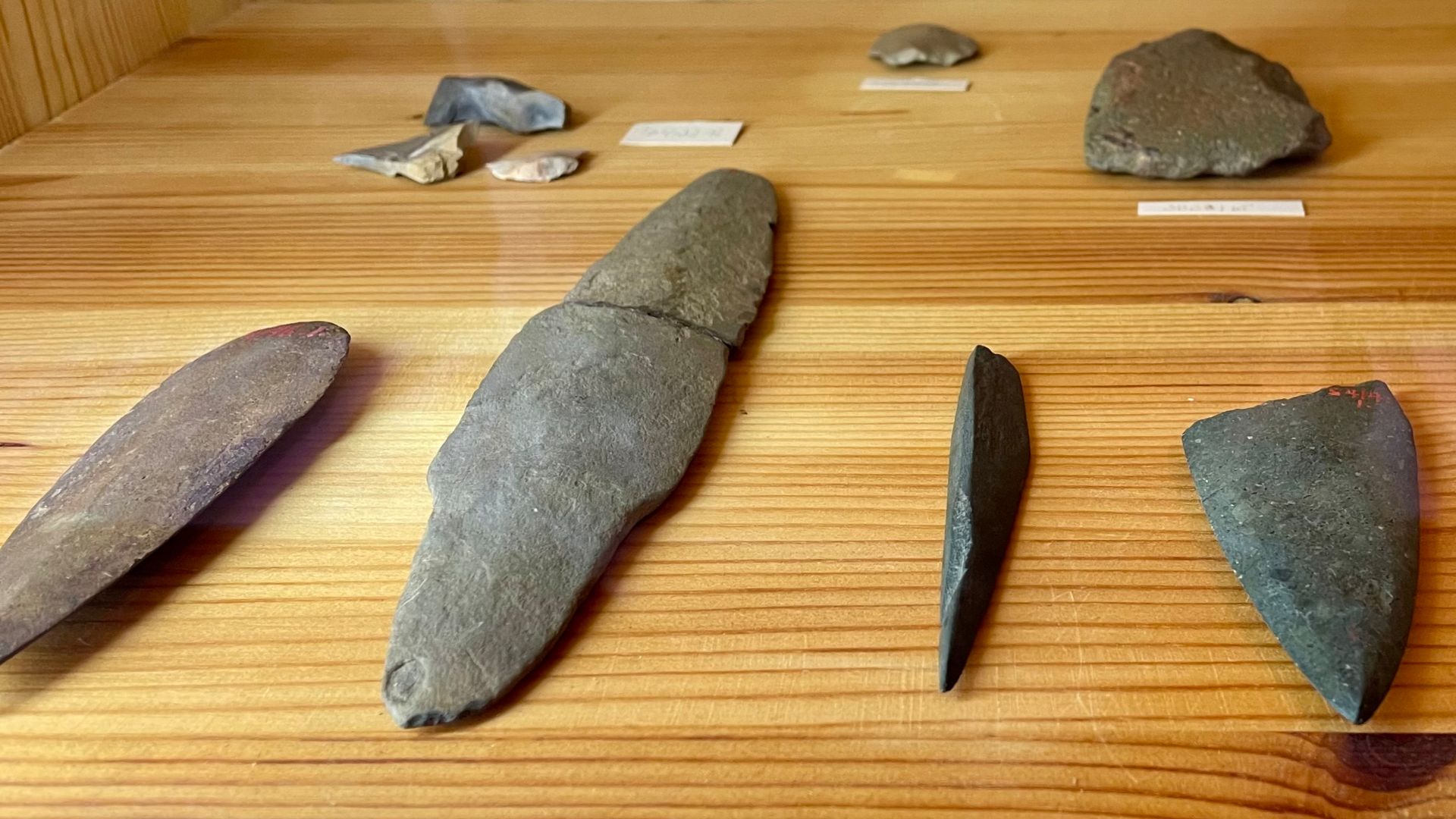 Prehistoric stone tools from Pidhipudas, Finland