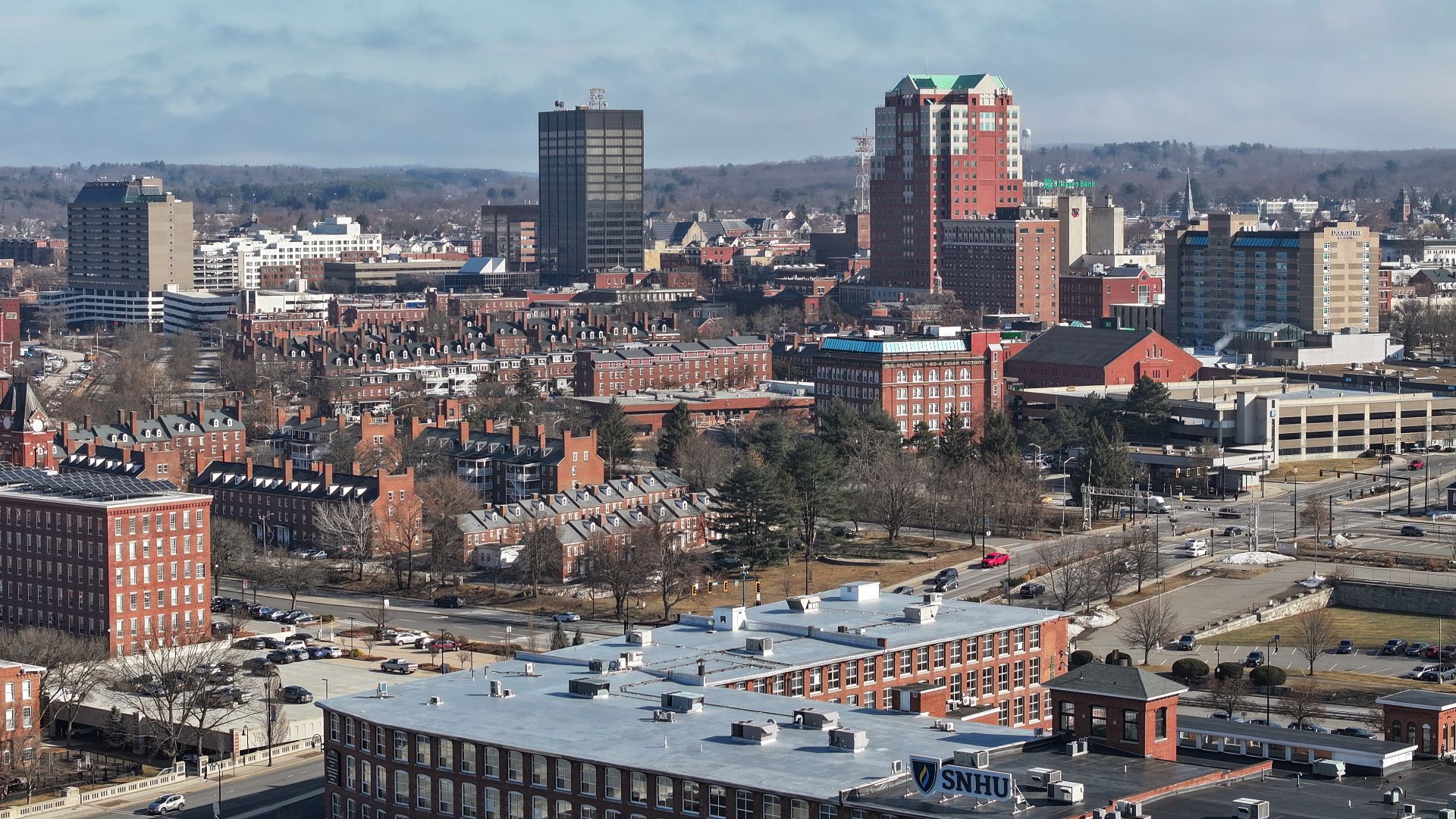 Manchester, New Hampshire skyline