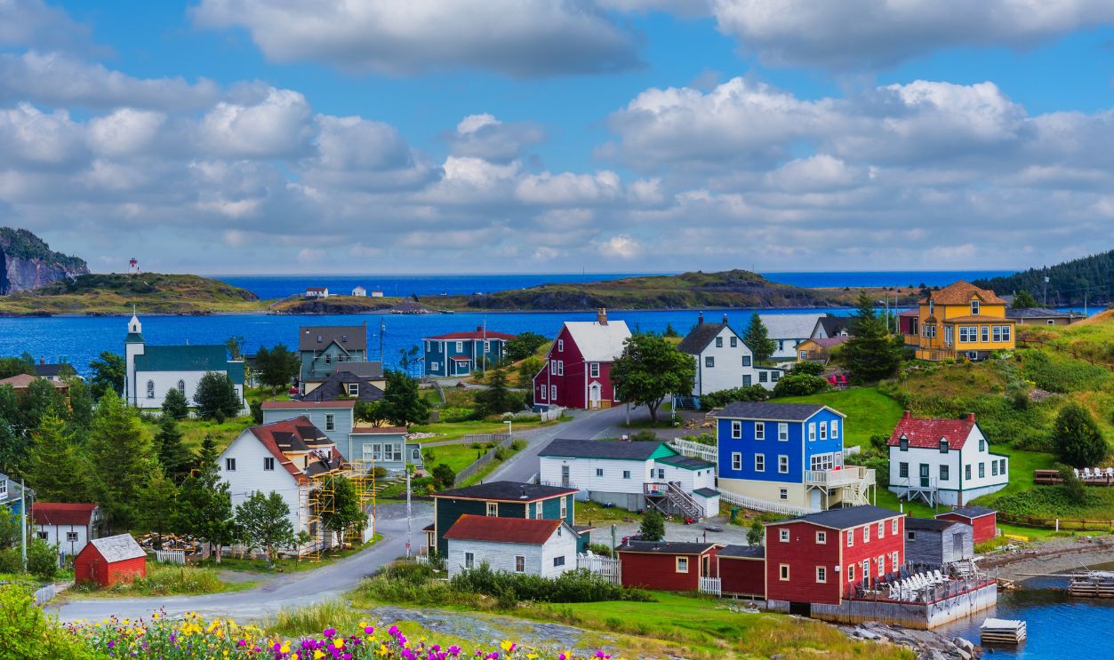 The remote Northern town of Trinity, along the quiet coast of Newfoundland and Labrador, Canada