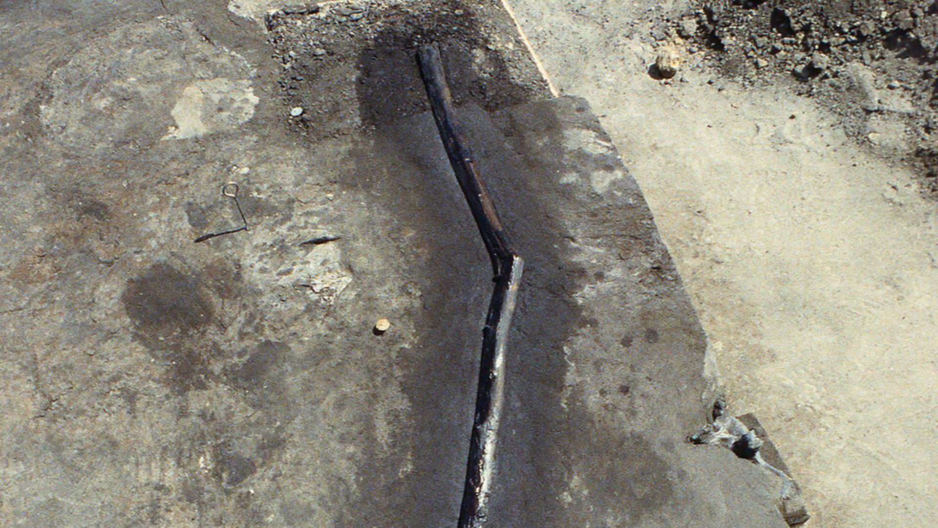 Schöninger Speer VII in Fundlage