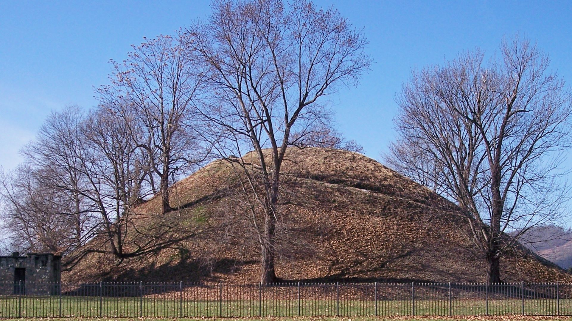 Grave Creek Mound in Moundsville, West Virginia