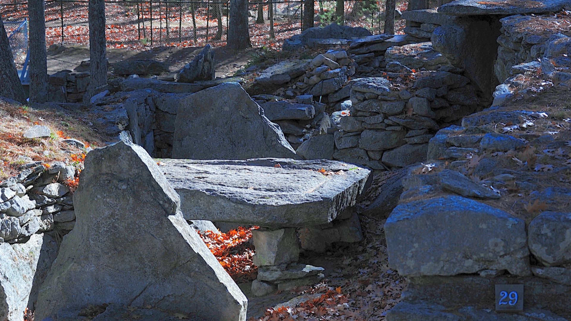 The stone that has commonly been referred to as a sacrificial stone.