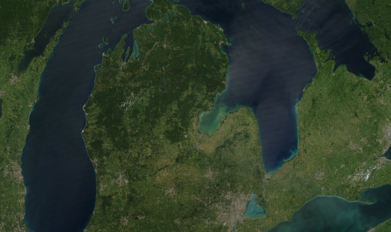 Lake Huron-Michigan (satellite)