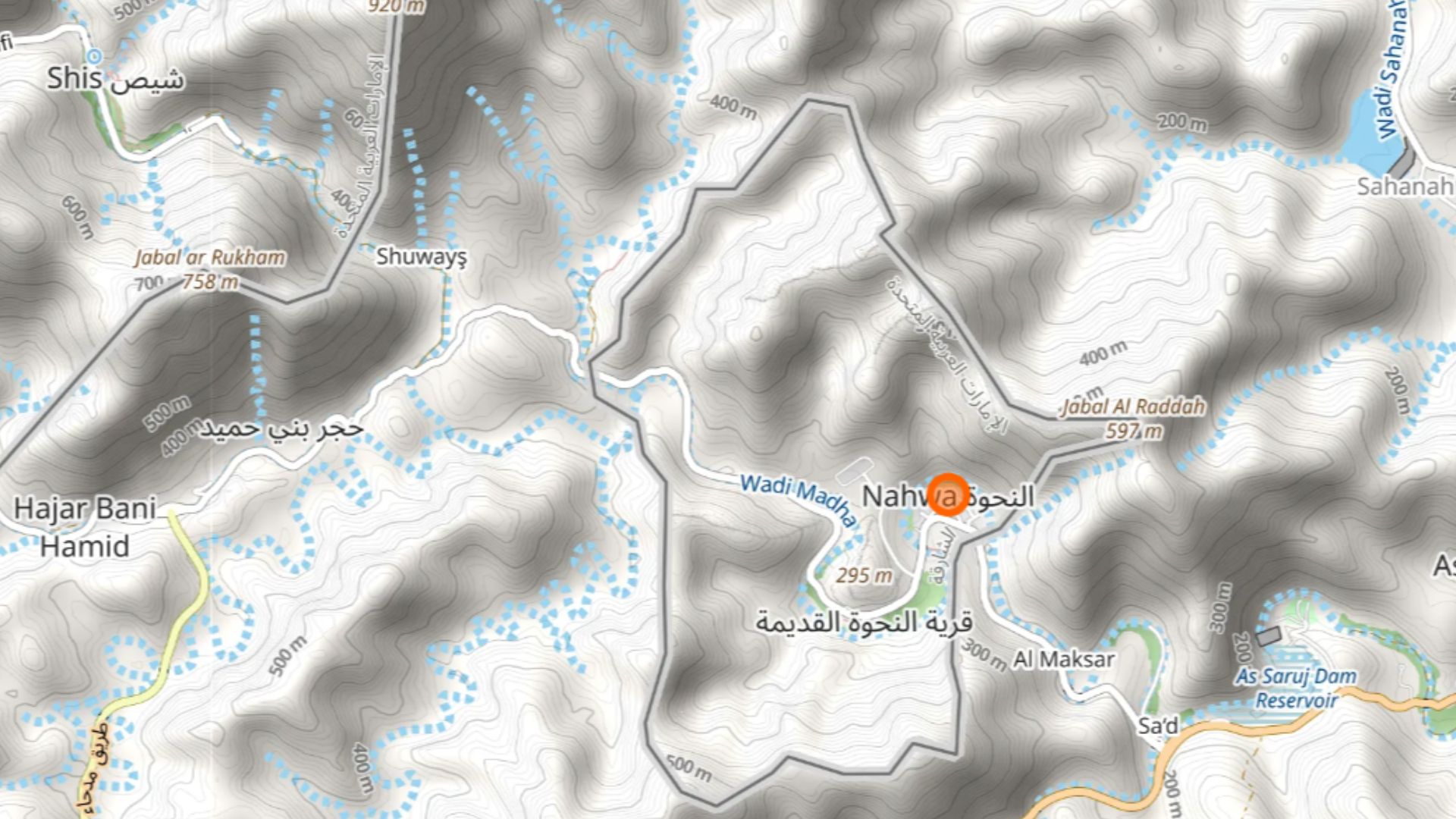 Nahwa, United Arab Emirates - Map