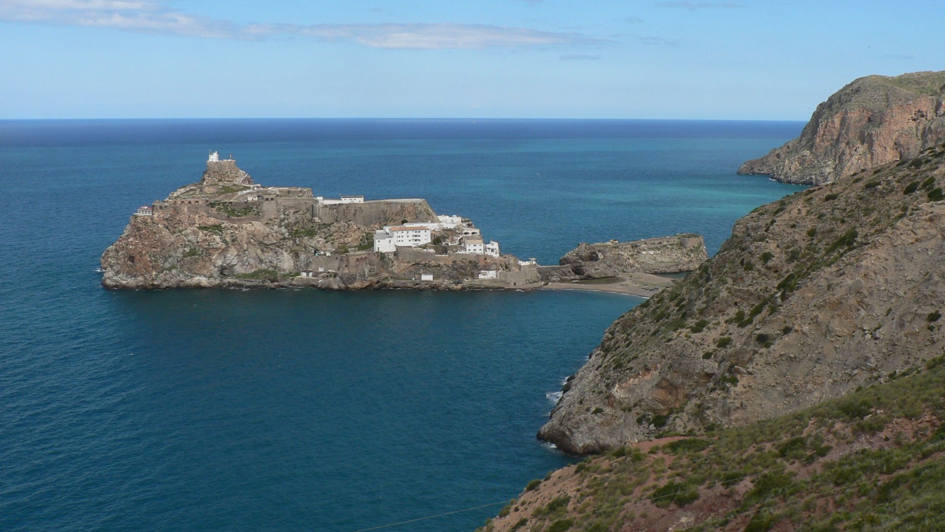 Spanish Fortress on moroccan coast.