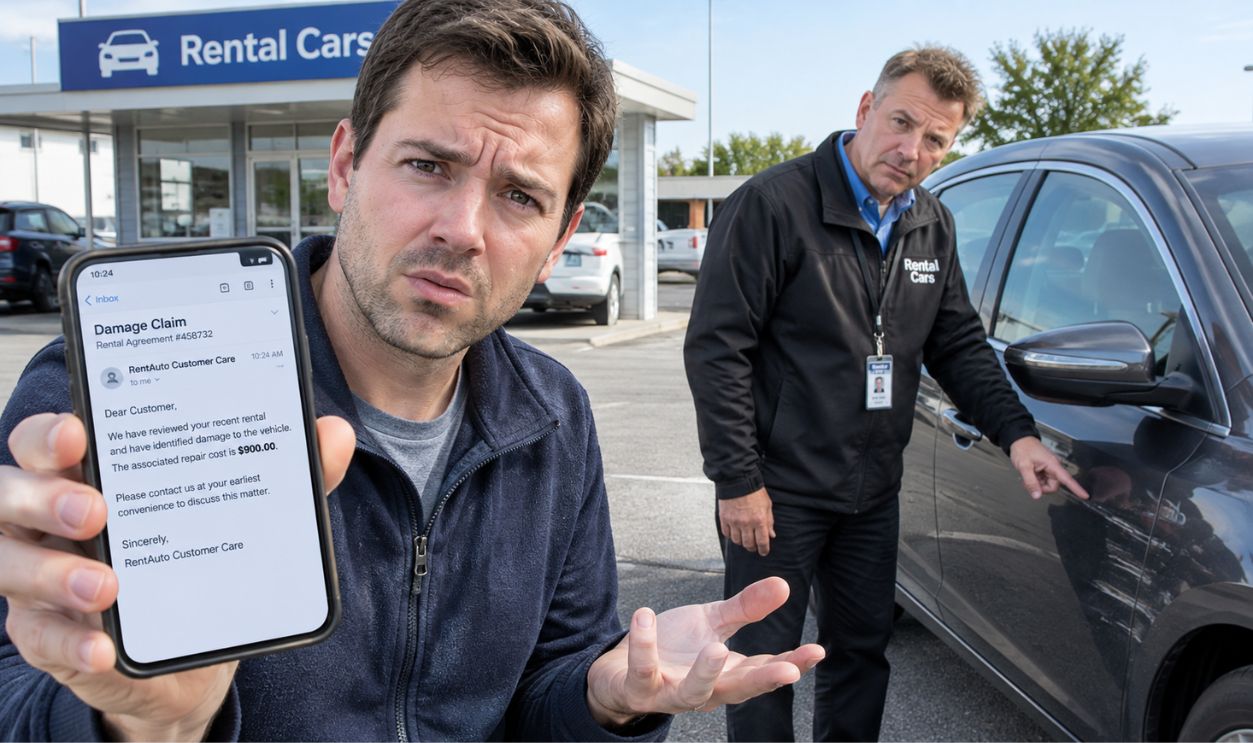 My rental car company billed me $900 for a scratch I photographed before leaving the lot
