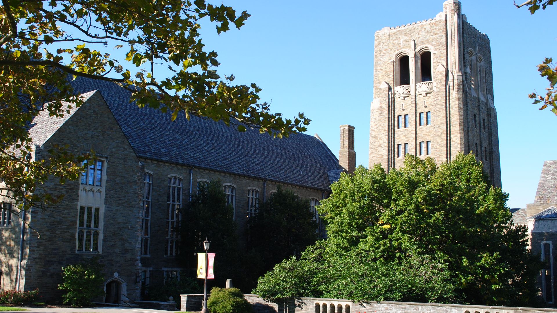Cornell Law School front landscape