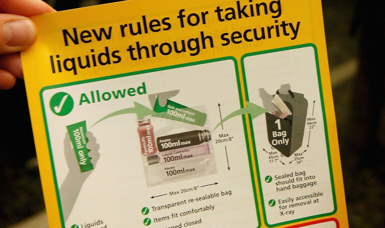 Restrictions on Carrying Liquids 72418577