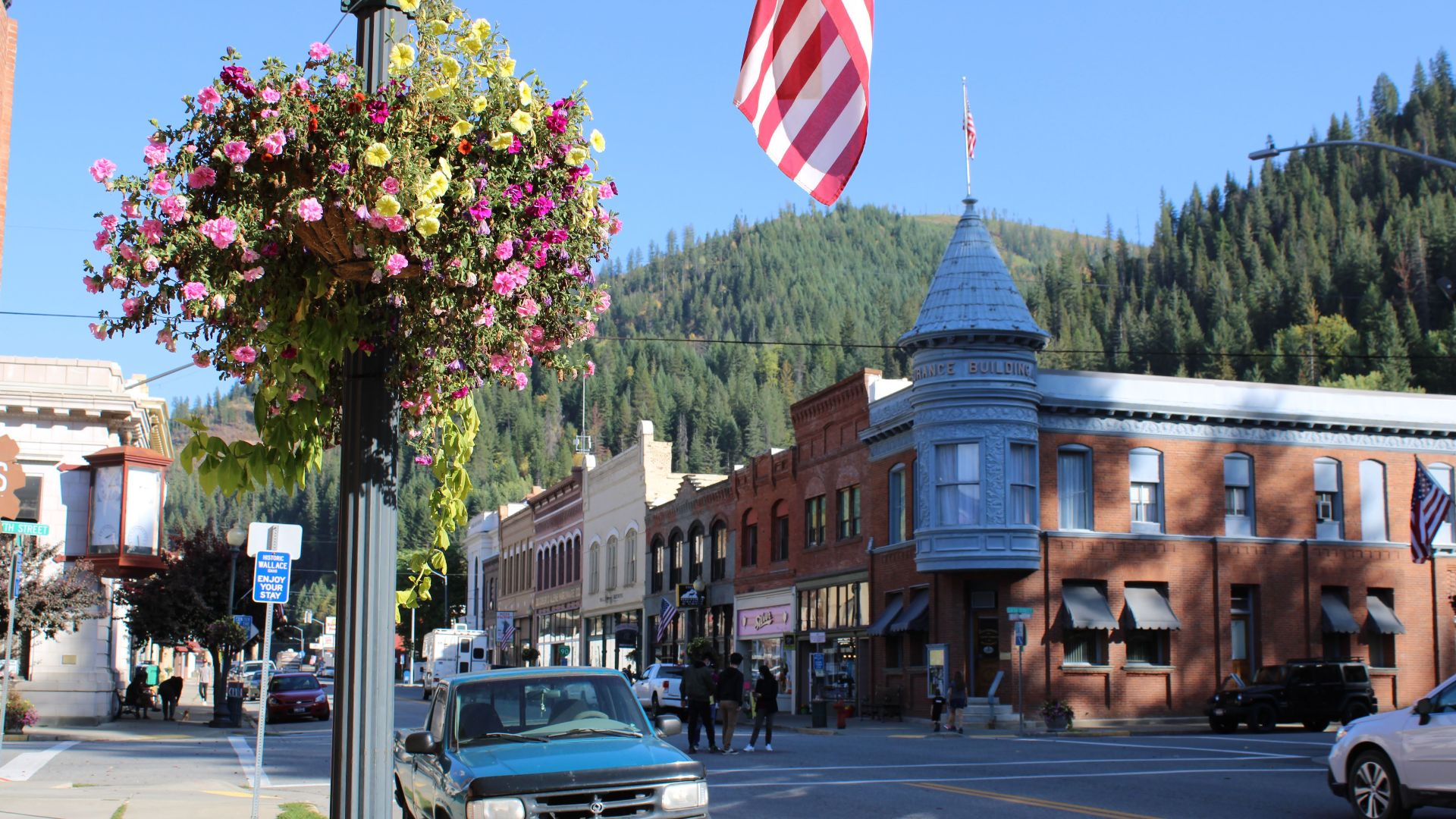 The center of the universe, Wallace, Idaho