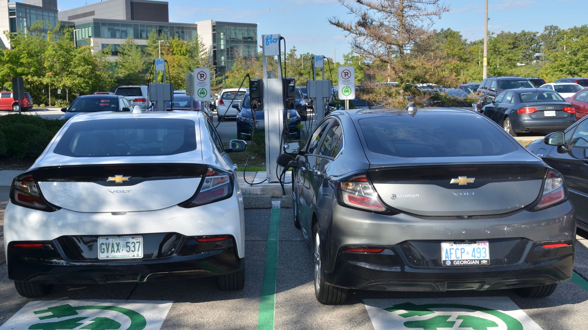 EV chargers at 8200