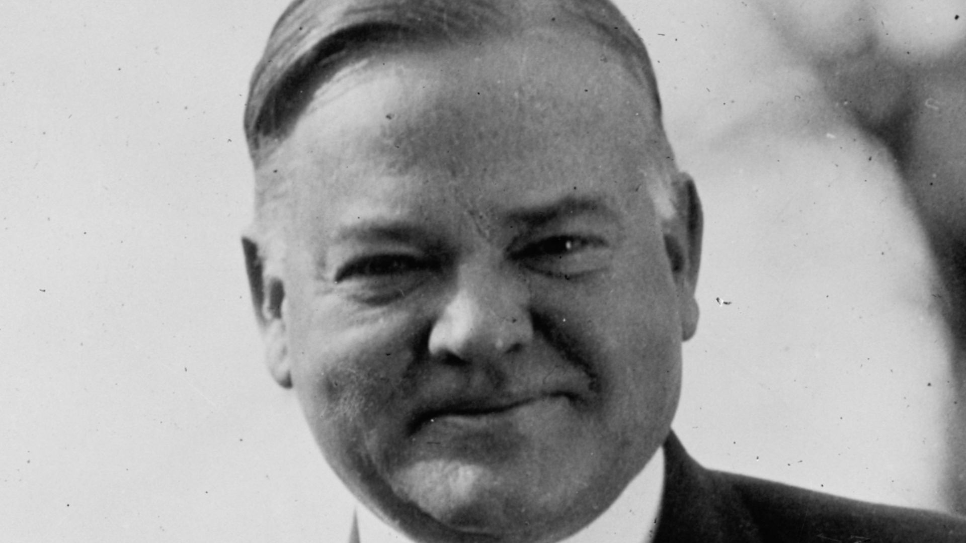 Herbert Hoover with his pet Belgian Shepherd dog