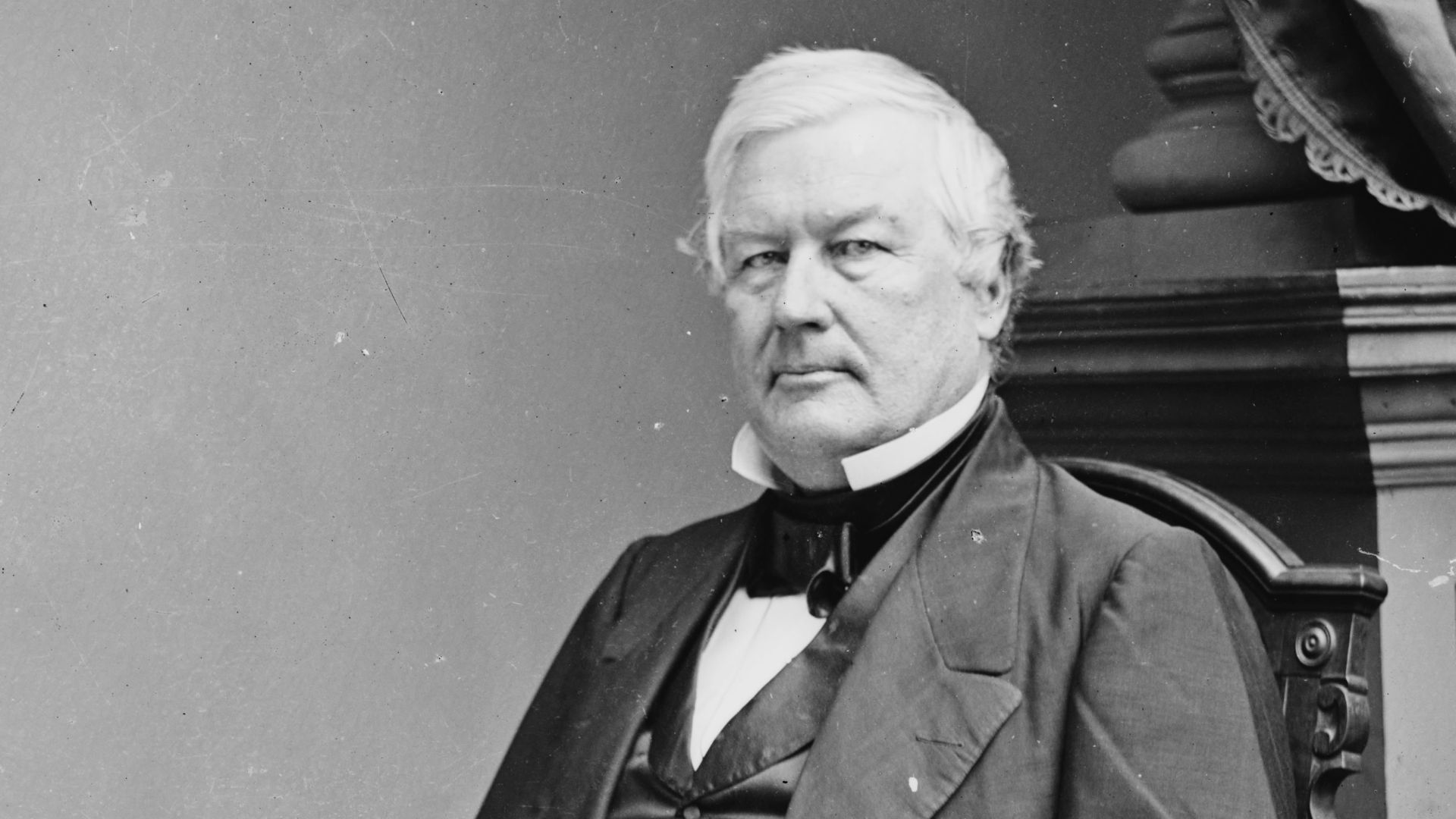 Millard Fillmore (13th president of the United States).  Image by Mathew B. Brady circa 1855-1865, and forms part of the Library of Congress Brady-Handy photograph collection.