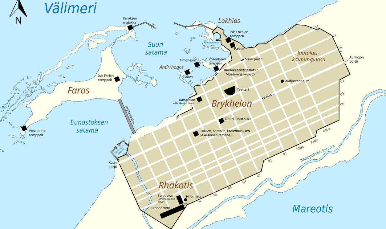 Hellenistic and Roman Alexandria map fi