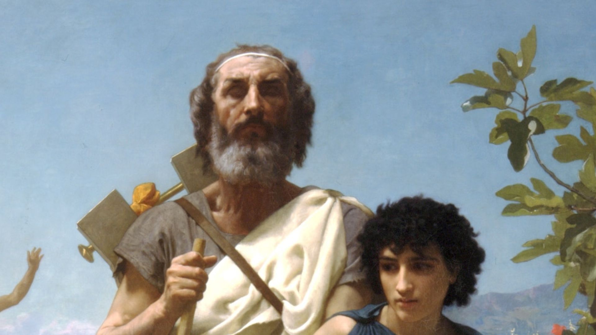 William Bouguereau, Homère et son guide (1874). Milwaukee Art Museum.