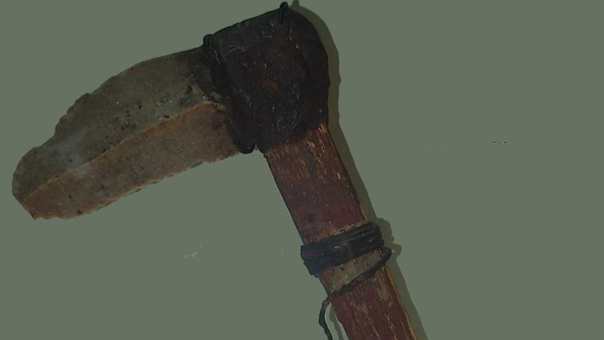 Australian Aboriginal hafted stone pick