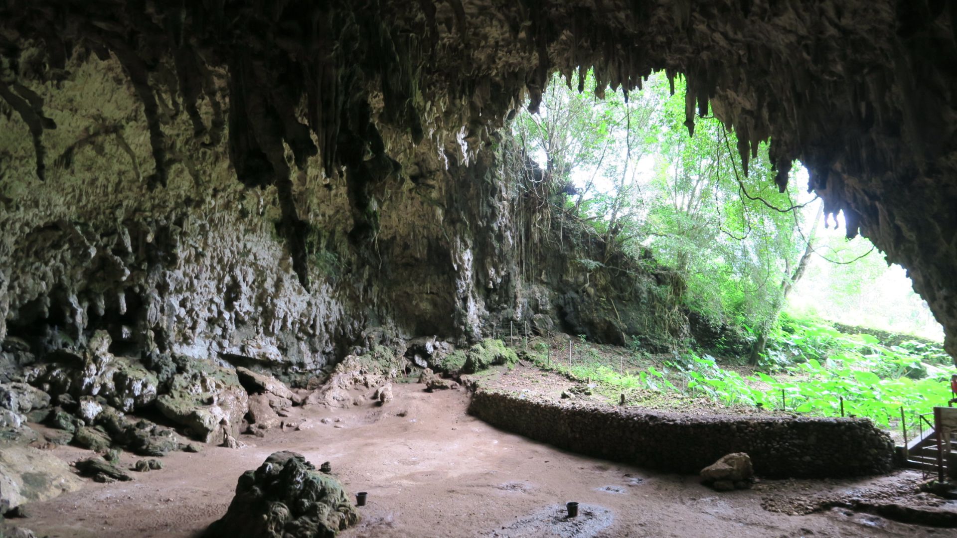 20160328122708 - The inside of the Liang Bua hobbit cave (homo floresiensis)