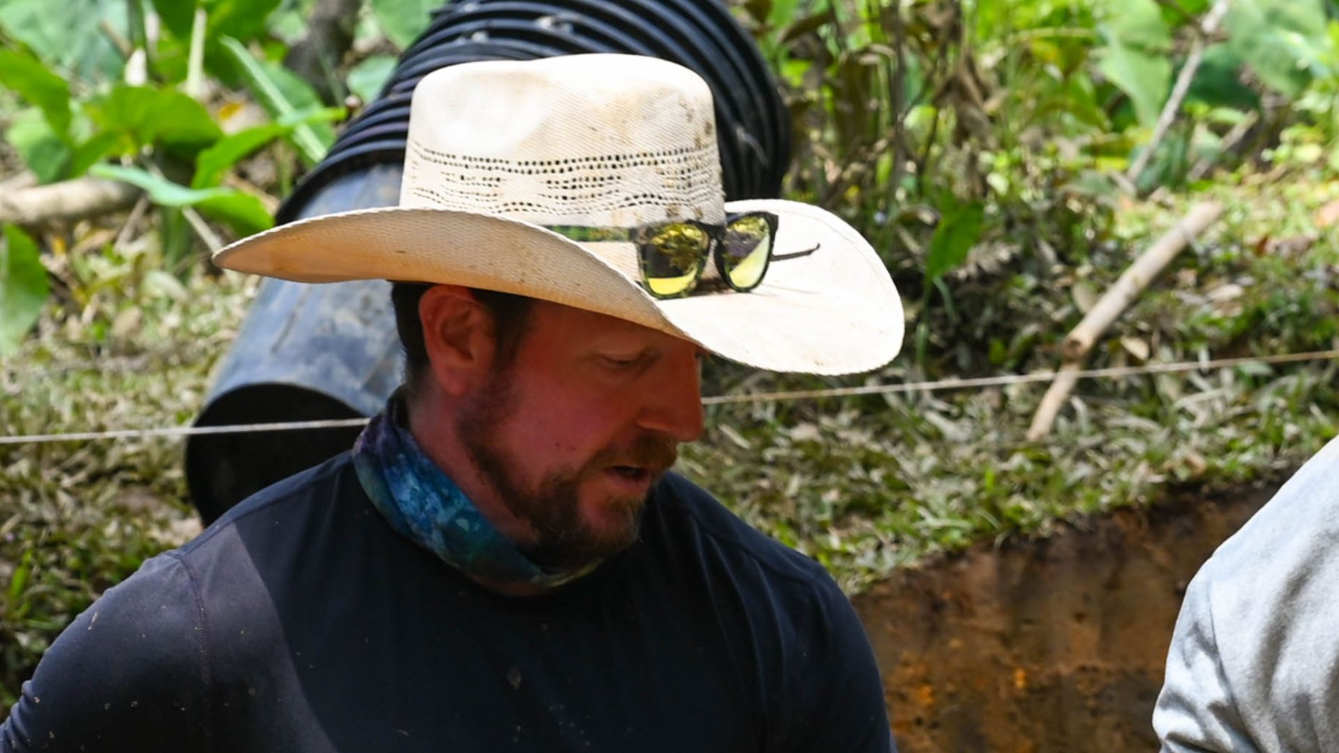Rob Ingraham, a forensic archeologist for the Defense POW/MIA Accounting Agency (DPAA), excavates a unit during a recovery mission in Vietnam, April 11, 2025. The DPAA mission is to provide the fullest possible accounting for our missing personnel to thei
