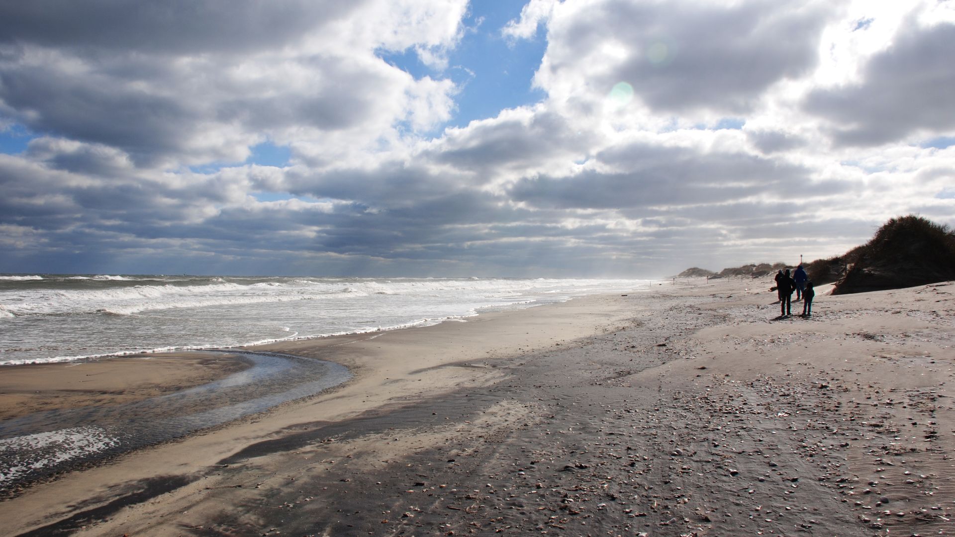 Beach near Nags Head, North Carolina.