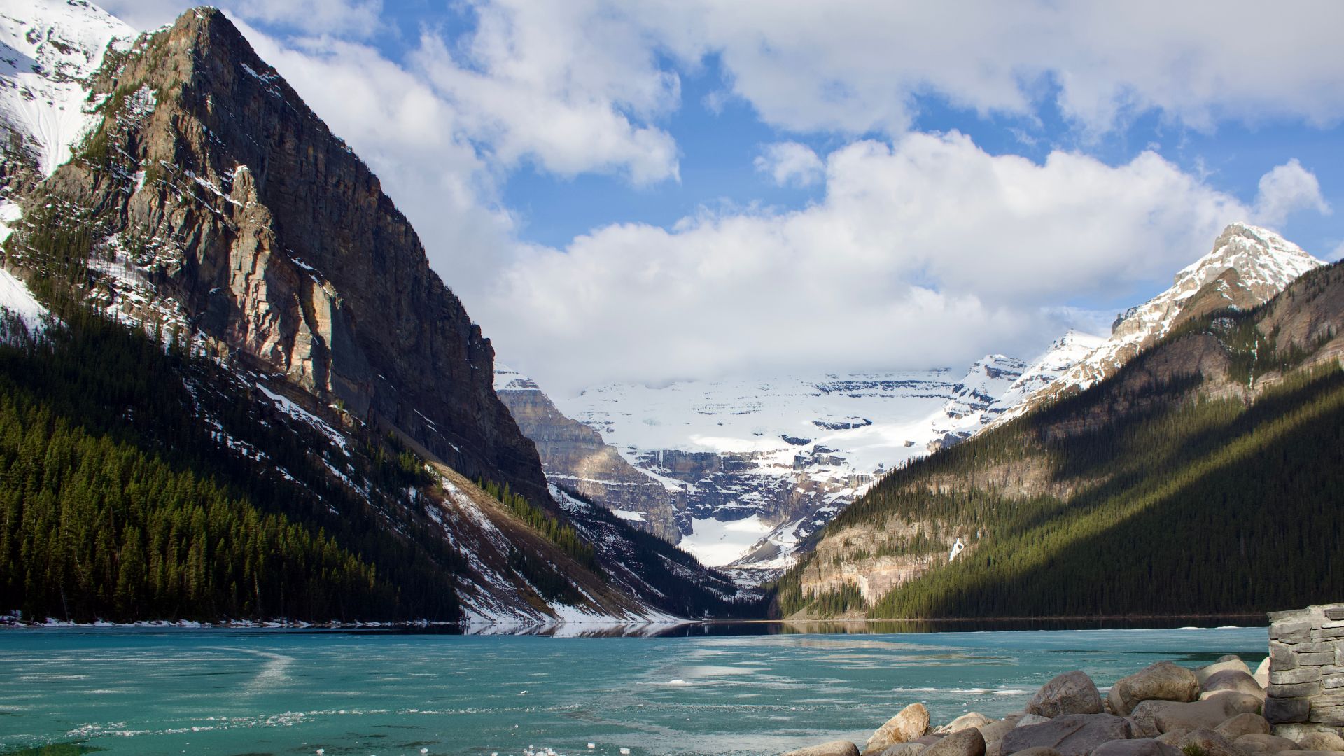 Early morning shot of Lake Louise - May 2025