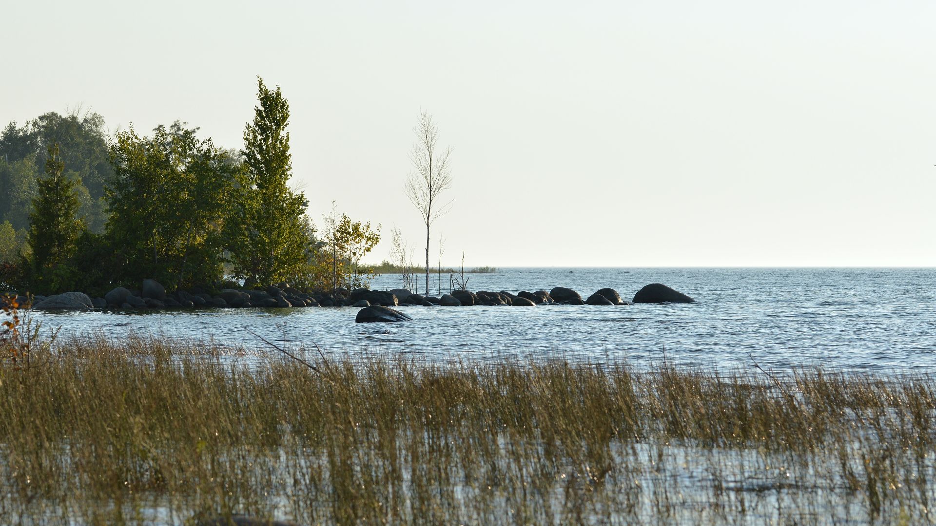 Lake Huron viewed from MacGregor Point Provincial Park, Ontario, Canada.
